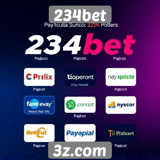 Novos métodos de pagamento na 234bet