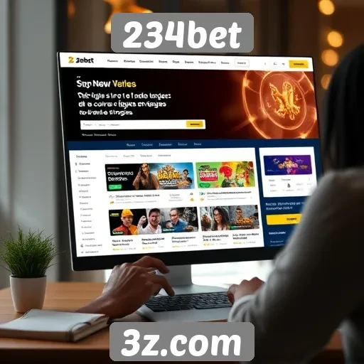 Experiência de usuário no site 234bet
